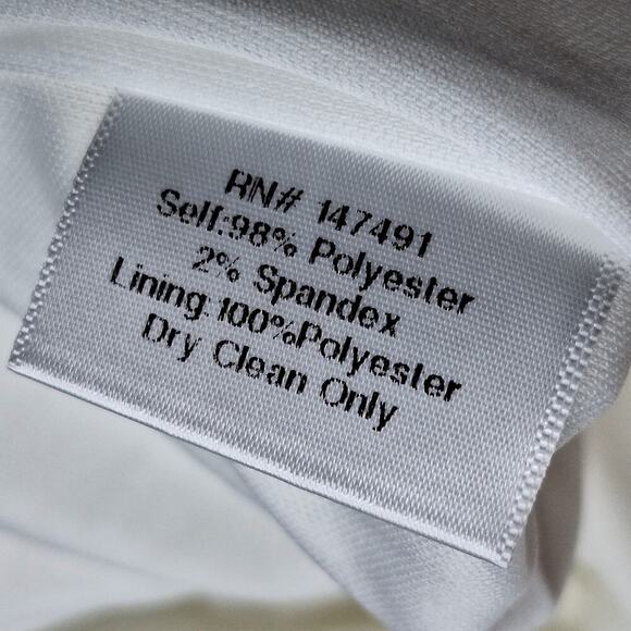 Katie May New Age Dress Medium Ruched One Arm Ivory Cut Out Bodycon Bridal - Picture 10 of 13